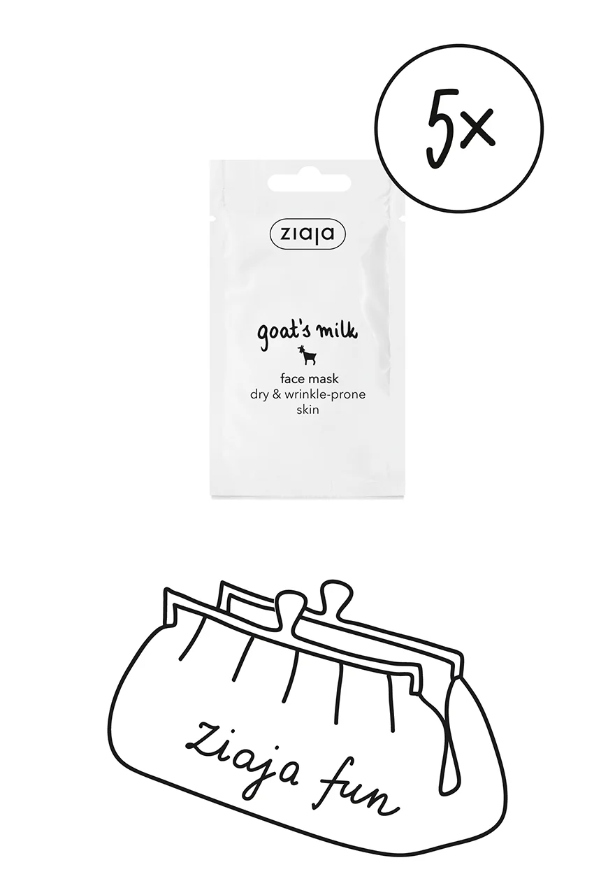 5 x Ziaja Goat's Milk Nourishing Face Mask 7ml