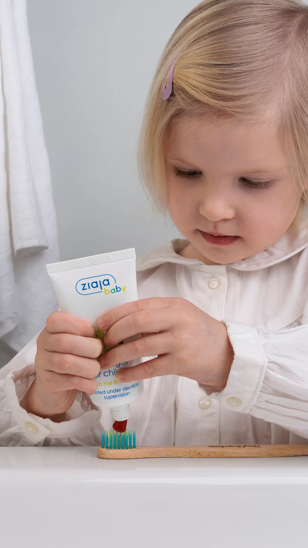 Ziaja Baby Toothgel For Children Fluoride Free 50ml - Image 3