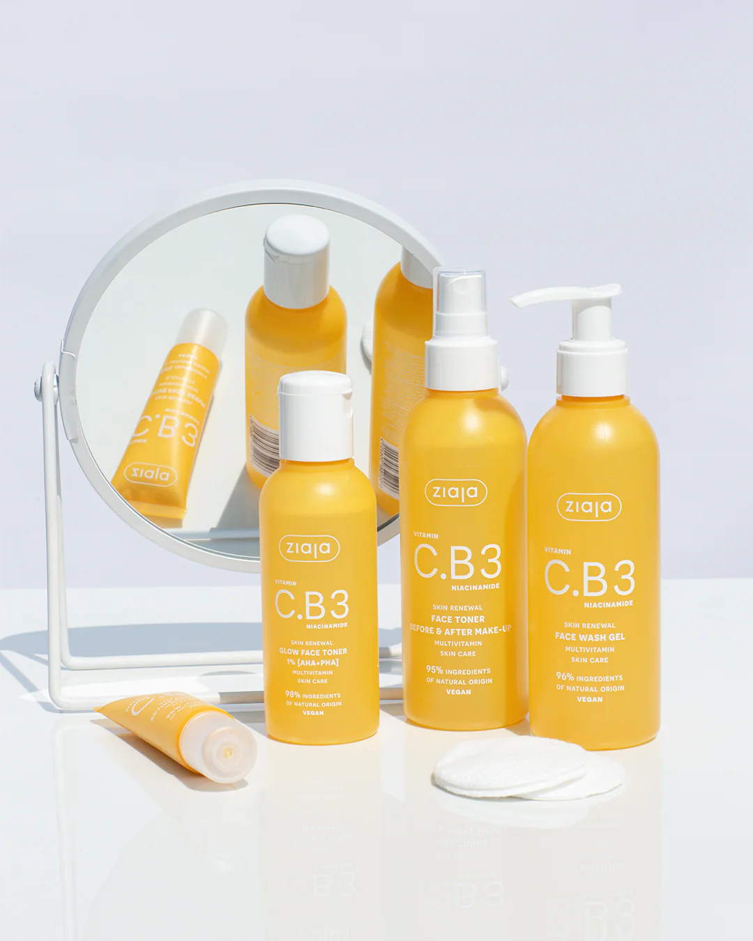 Ziaja Vitamin C.B3 Niacinamide Face Wash Gel 190ml - Image 2