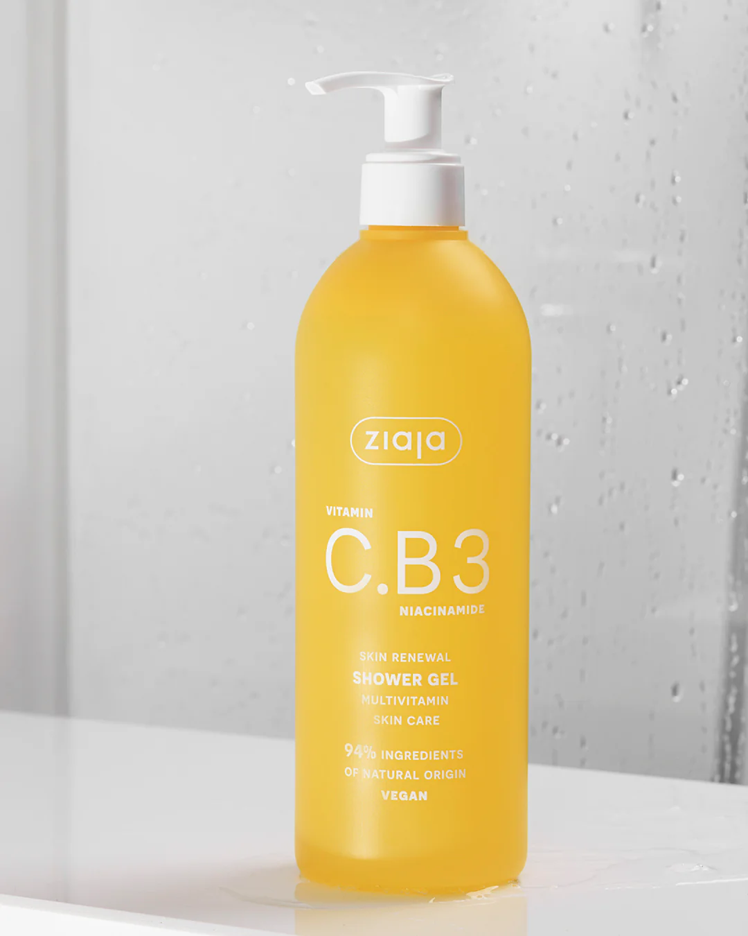 Ziaja Vitamin C.B3 Niacinamide Shower Gel 400ml - Image 2