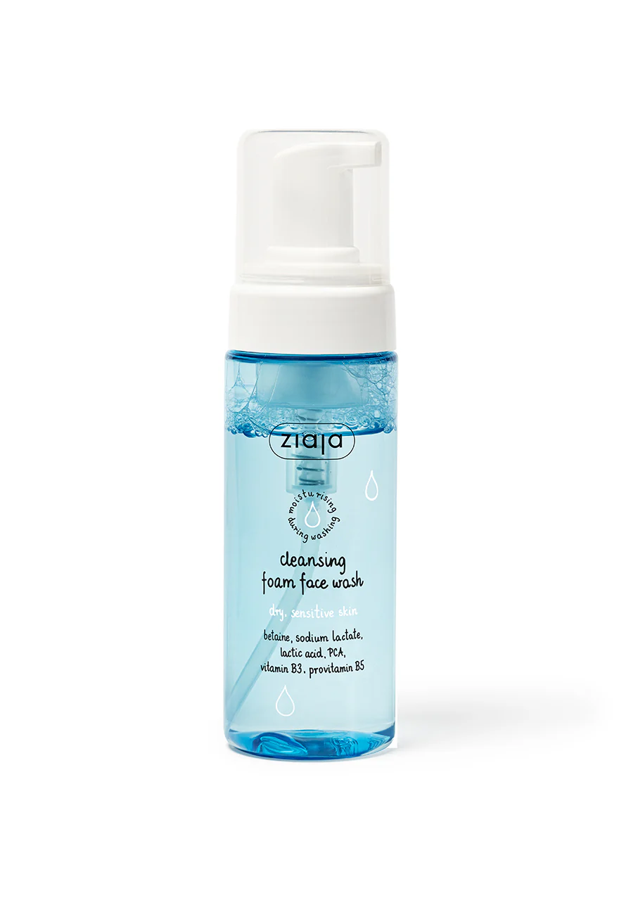 Ziaja Cleansing Foam Wash for Dry and Sensitive Skin 150ml