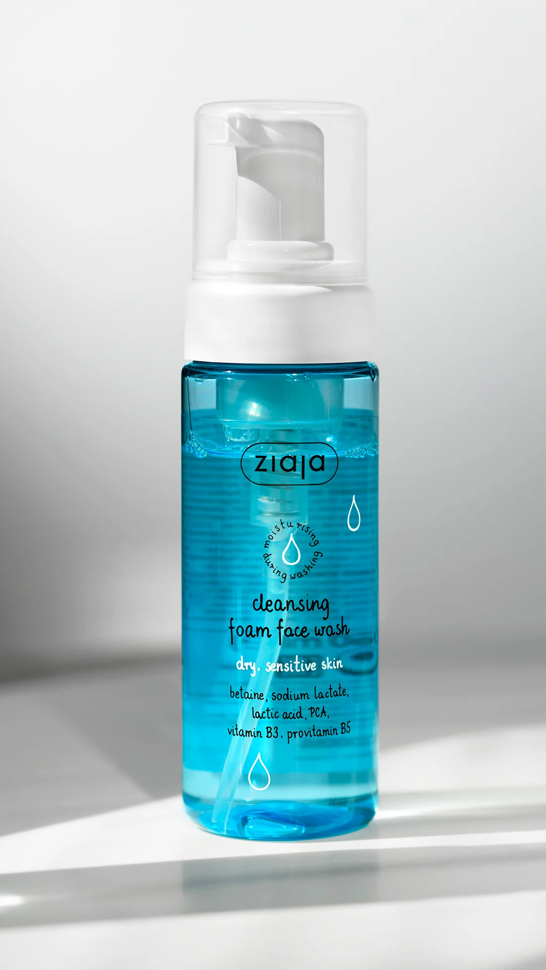 Ziaja Cleansing Foam Wash for Dry and Sensitive Skin 150ml - Image 2