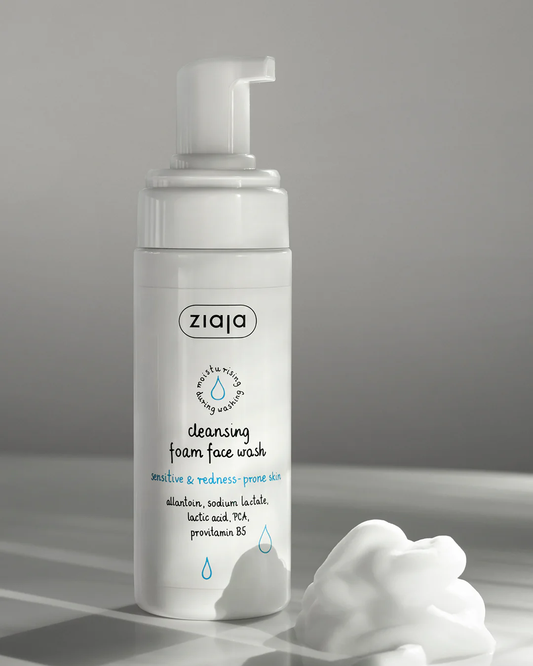 Ziaja Cleansing Foam Wash for Sensitive and Redness-Prone Skin 150ml - Image 2