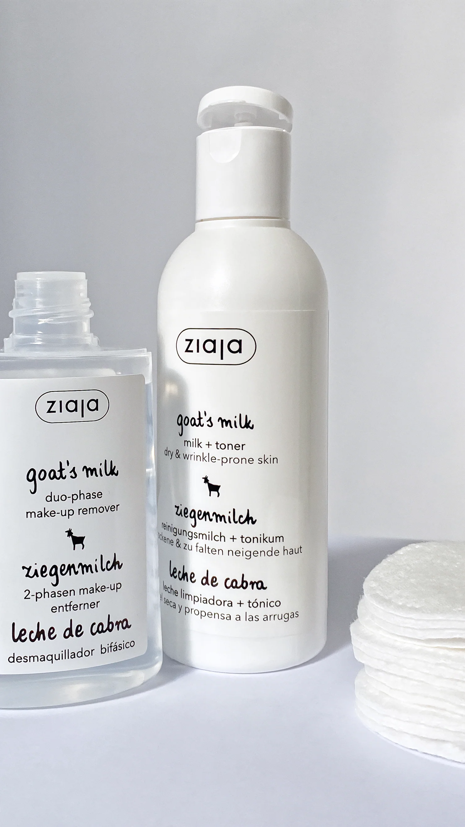Ziaja Goat's Milk Duo Phase Make-Up Remover Eyes And Lips 120ml - Image 2