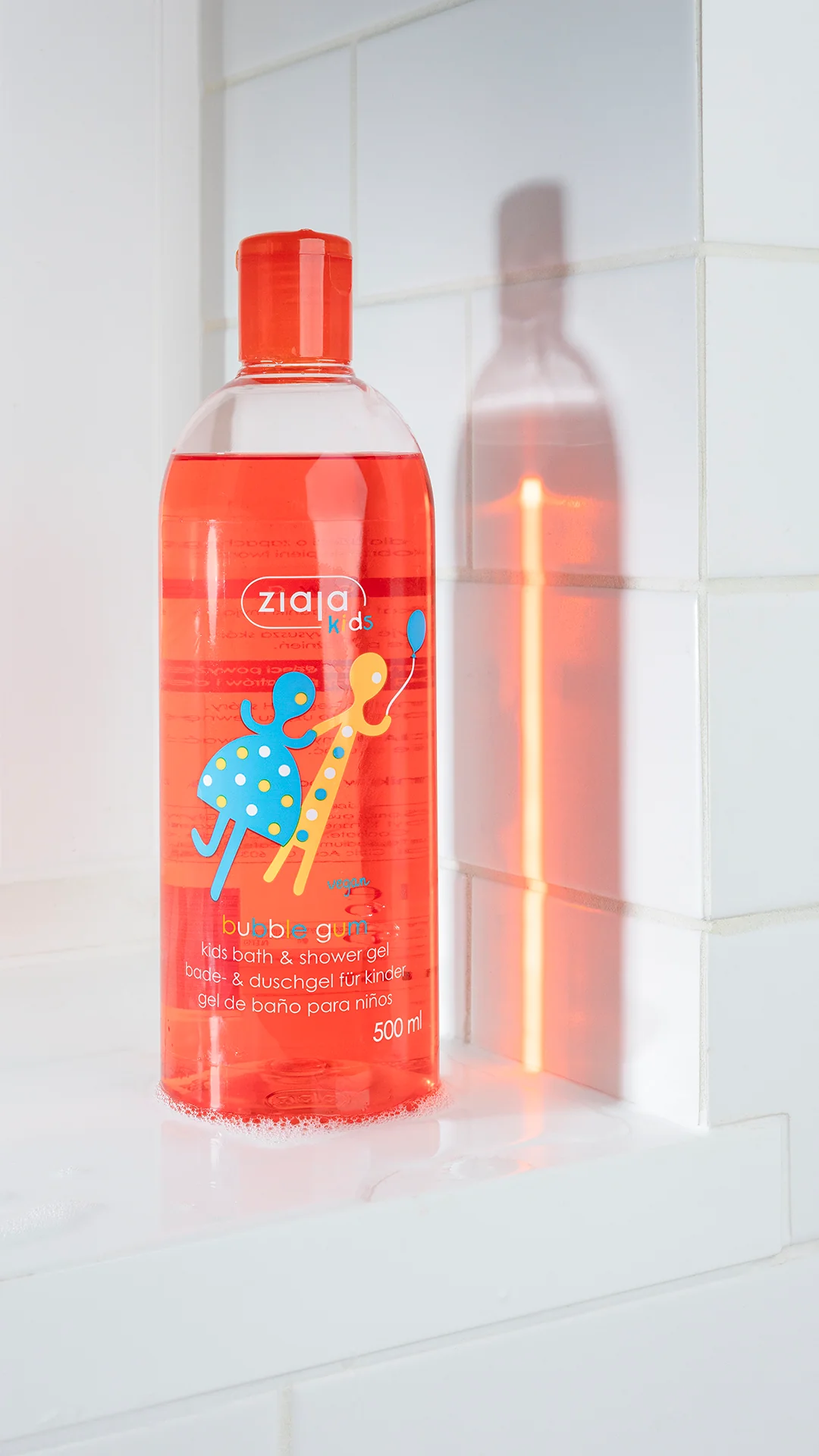 Ziaja Kids Bath & Shower Gel Bubble Gum 500Ml - Image 2