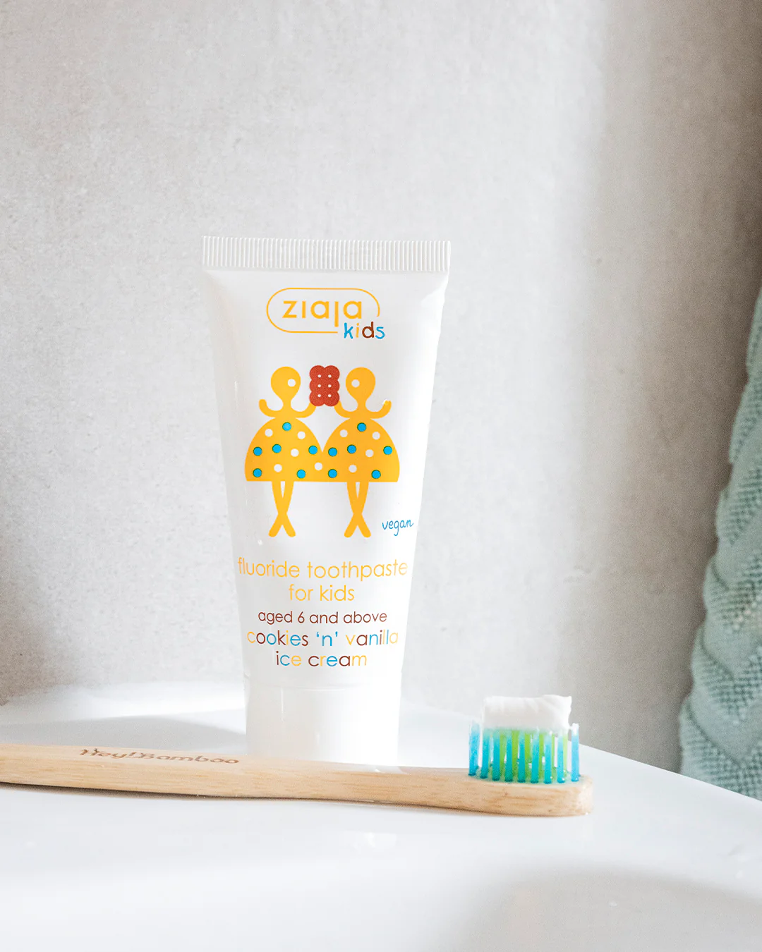 Ziaja Kids Toothpaste For Kids Cookies And Vanilla Ice Cream 50Ml - Image 2