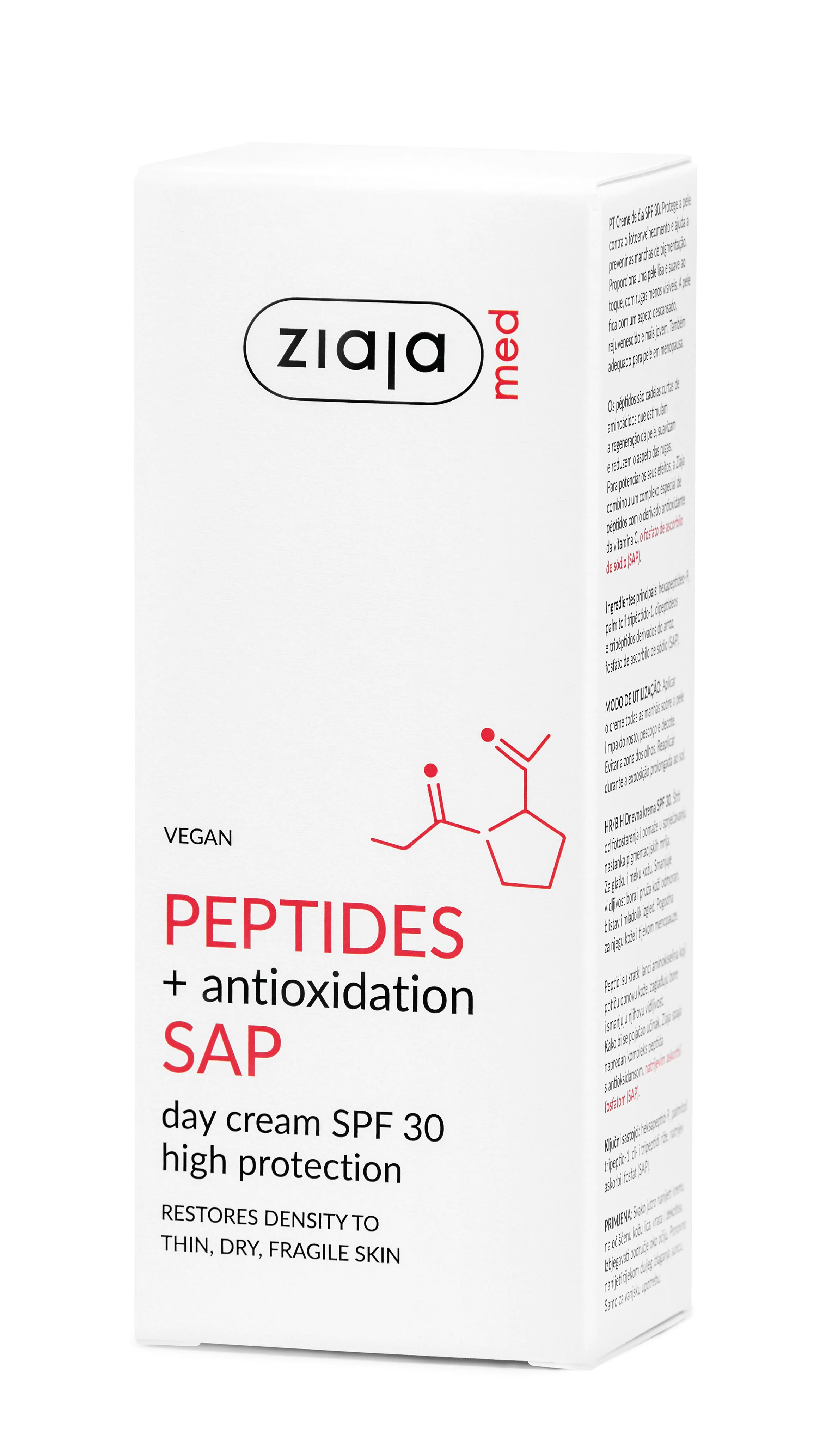 Ziaja Med Peptides Day Cream Spf 30 50ml - Image 2