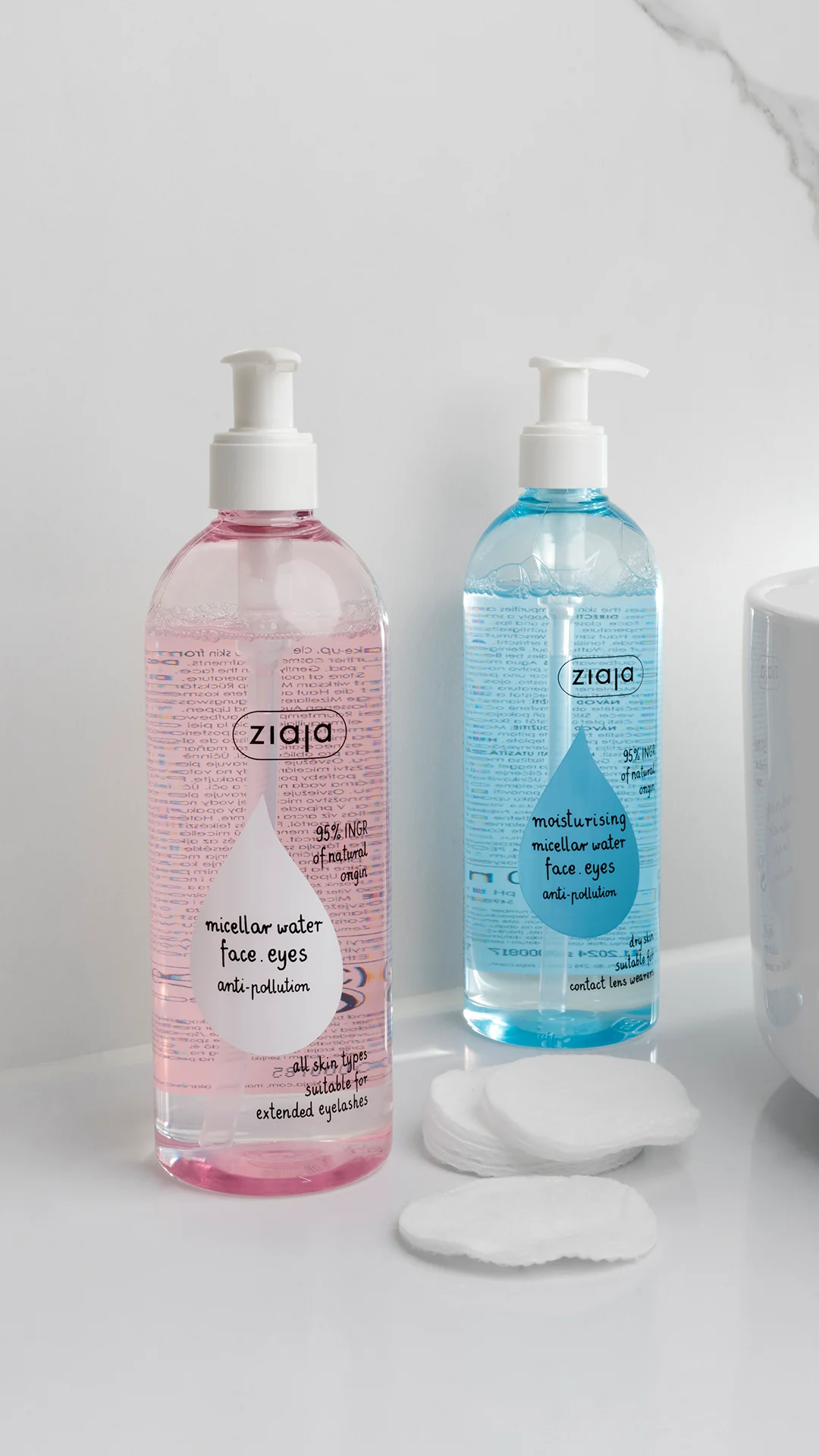 Ziaja Moisturising Micellar Water 390ml - Image 2