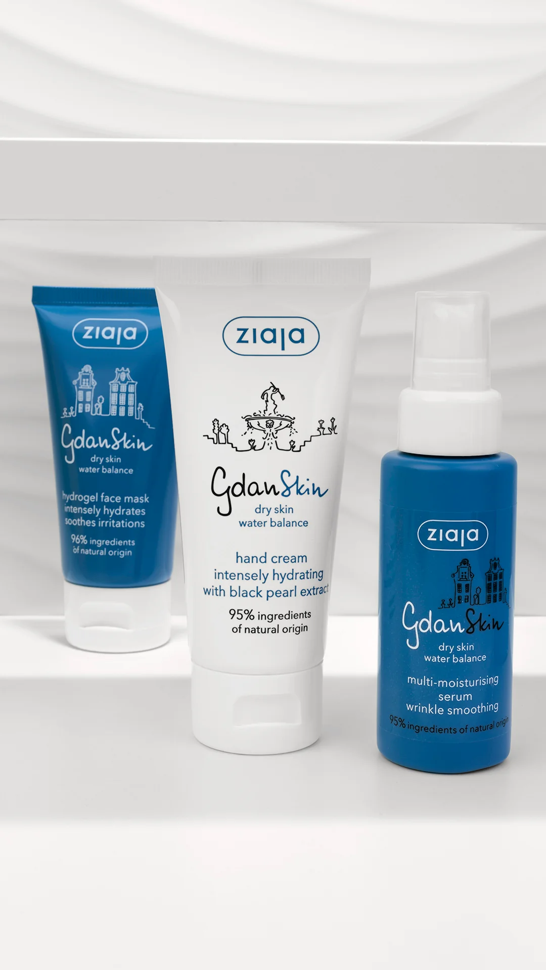 Ziaja Gdanskin Multi-Moisturising & Wrinkle Smoothing Serum 50ml - Image 3