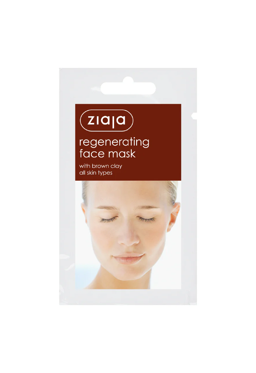Ziaja Regenerating Face Mask With Brown Clay/Sachet 7ml