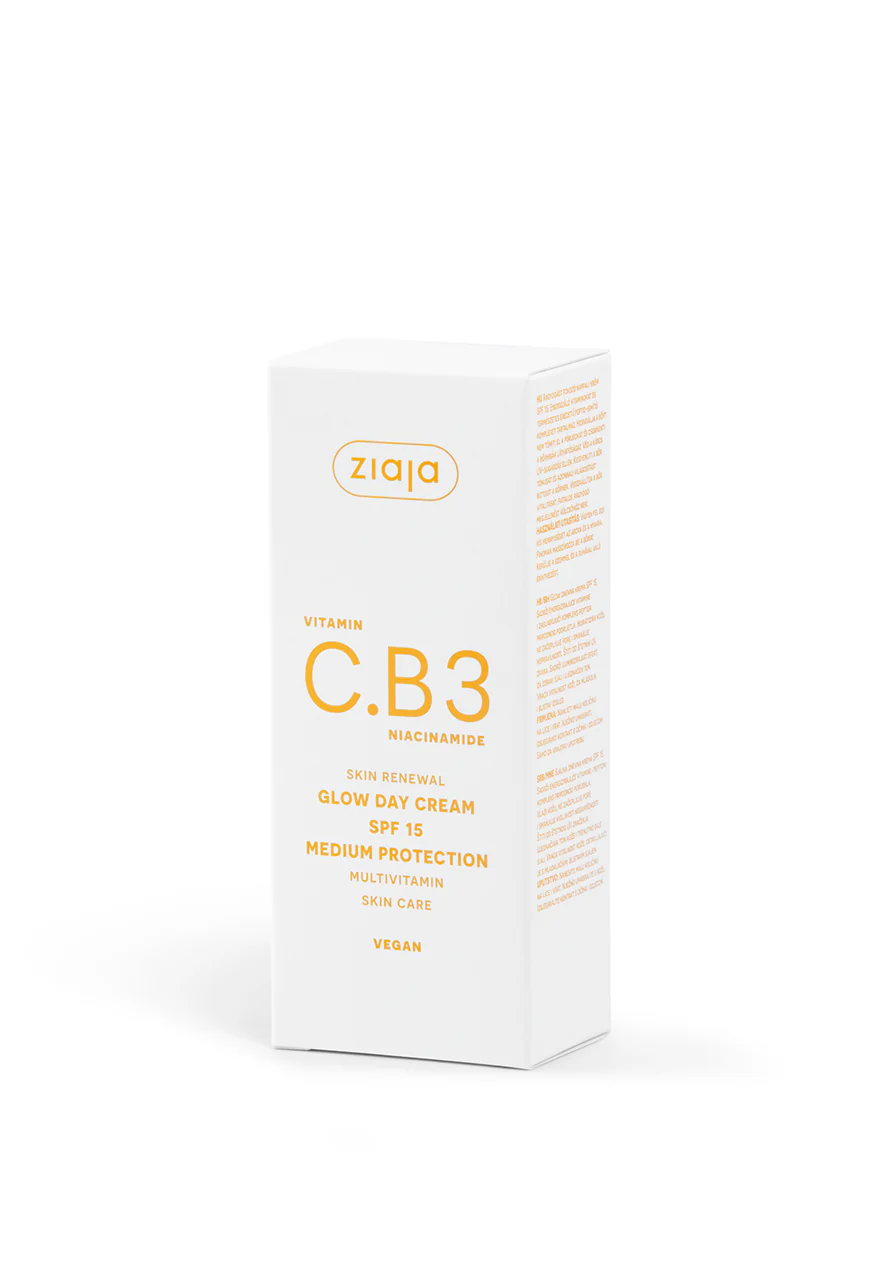 Ziaja Vitamin C.B3 Niacinamide Glow Day Cream Spf 15 50ml - Image 2